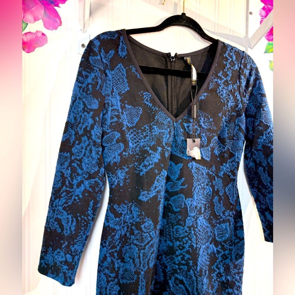 Plenty by Tracey Reese Jacquard Knit Dress Sz S - Picture 3 of 8